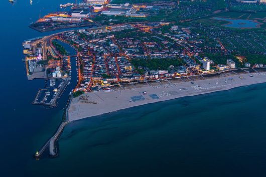 Warnemünde von oben