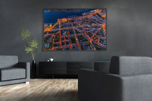 Nachts über der KTV Rostock