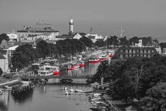 Am Strom in Warnemünde