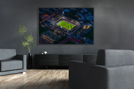 Nachts über dem Ostseestadion