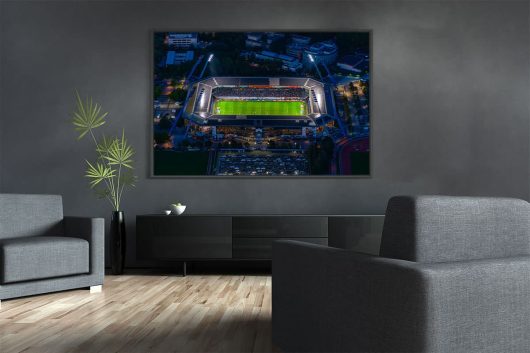 Ostseestadion unter Flutlicht