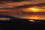 Goldener Himmel an der Ostseeküste