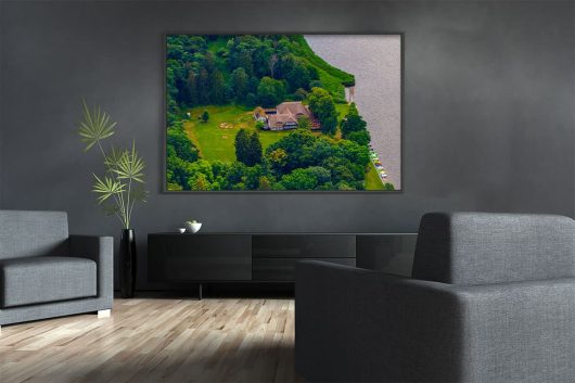 über der Burgwallinsel Teterow