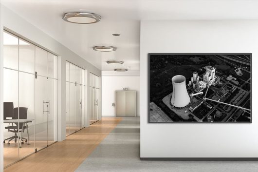 über dem Kühlturm Rostock