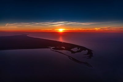Darßer Ort im Sonnenuntergang