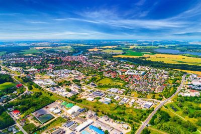 Grevesmühlen aud der Luft