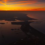 Hohe Düne im Sonnenuntergang