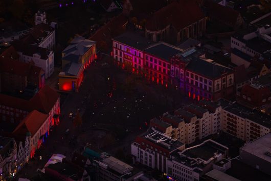 Lichtwoche am Universitätsplatz