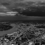 Rostock unter Wolken