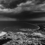 Warnemünde unter Wolken