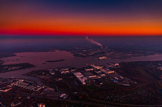 Breitling im Abendrot