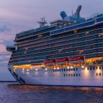 Sky Princess im Seekanal