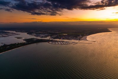 Abendzauber über Warnemünde